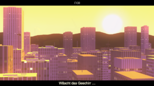 Zeitaufwendige Aktionen, wie etwa das Polieren der Gläser, verlaufen im Zeitraffer.