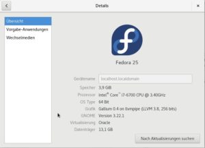 Abbildung 1: In der aktuellen Release setzt Fedora Workstation auf Gnome 3.22.1, Version 3.22.2 soll zeitnah folgen.
