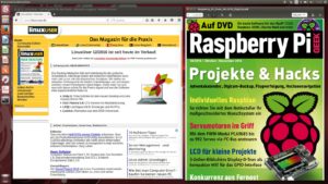 Abbildung 3: Auf dem 17,3 Zoll großen Display lässt sich mit zwei nebeneinander angeordneten Anwendungen gut arbeiten.