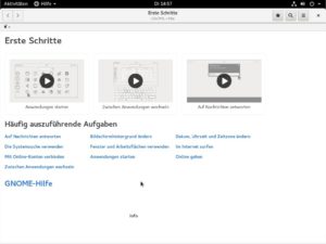 Abbildung 3: Speziell Neulingen erleichtert Fedora mit Erklärvideos den Einstieg in Linux.