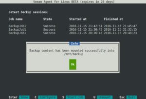 Abbildung 5: Beim Wiederherstellen hängt der Veeam Agent die Sicherungsdateien unter <code srcset=