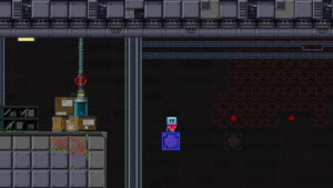 Wie in anderen Jump-and-Run-Spielen lässt man Poncho über Plattformen und Kisten zum nächsten Ausgang springen.