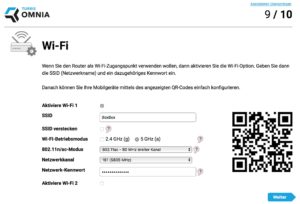 Abbildung 5: Vorsicht bei der Kanaleinstellung fürs WLAN: Wählen Sie eine Frequenz oberhalb von Kanal 128, liegen Sie sowohl technisch als auch juristisch daneben.