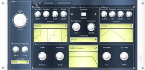 Abbildung 4: Calf Monosynth lässt sich leicht bedienen und erzeugt edle Klänge – besonders, wenn er mit seinen Geschwistern Filterclavier und Multichorus zusammenspielt.