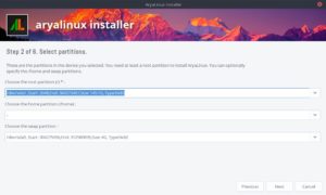 Abbildung 1: Der Installer packt das System in wenigen Schritten auf den Massenspeicher. 