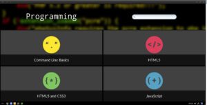 Abbildung 3: Offline-Kurse für Programmiersprachen erlauben es jedem Interessierten, auch ohne Zugang zum Internet das Programmieren zu erlernen.