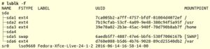 Abbildung 4: Unter den von Lsblk erkannten Filesystemen findet sich auch ein noch nicht eingeh&auml;ngtes ISO-Image. 