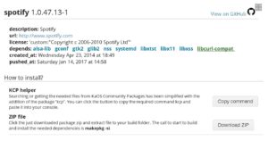 Abbildung 4: Einfache Installation von Anwendungen aus dem KCP. 