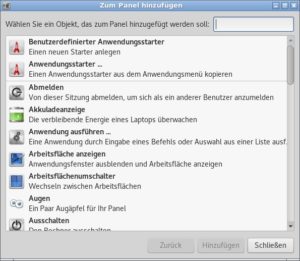 Abbildung 2: Im Westen nichts Neues: Die Panel-Applets halten keine Überraschungen bereit, es handelt sich allesamt um alte Bekannte aus Gnome 2.