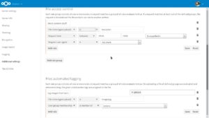 Abbildung 3: Der Zugriff auf Nextcloud lässt sich in vielen Details einschränken.