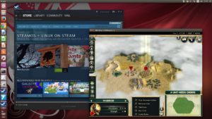 Abbildung 4: Steam lässt sich auf dem 64-Bit-Ubuntu des XUX_Cube ohne Probleme installieren. Über die Plattform haben Sie Zugriff auf Hunderte von Linux-Spielen.