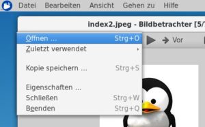 Abbildung 5: Wie aus dem Nichts klappen die Menüs im Programmfenster aus.