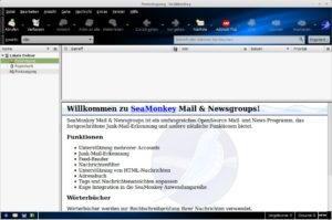 Abbildung 4: Der Mailclient folgt ebenfalls einer eingängigen Bedienphilosophie und orientiert sich im Aufbau an Thunderbird.