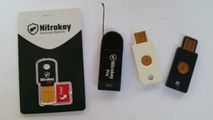 Abbildung 1: Der Nitrokey Pro speichert die Daten laut Hersteller auf einer gegen Manipulation geschützten Chipkarte.