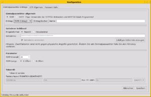 Abbildung 3: Der Konfigurationsdialog der Nitrokey-App.