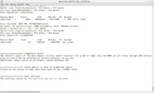 Abbildung 4: Boot-info glänzt durch ausgiebige Tests und Protokolle.