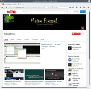 Abbildung 10: Knietief Linux beschäftigt sich immer wieder mit Distributionen – unter anderem mit der Schnelleinrichtung von OpenSuse.