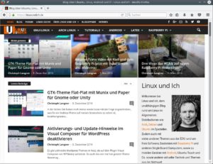 Abbildung 7: Linux und Ich gehört zu den besonders aktiven Blogs.