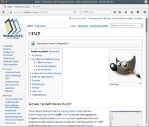 Abbildung 4: Wikibooks liefert eine Sammlung mit kostenfreien Lehrbüchern.