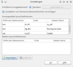 Abbildung 1: Der Konfigurationsdialog bietet unter anderem die Möglichkeit, zu prüfen, ob Sie alle benötigten Sprachpakete für die OCR-Engine installiert haben.