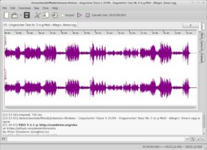 Abbildung 2: Haben Sie eine Audiodatei geöffnet, finden Sie sich in einer vertrauten Ansicht zum Bearbeiten von Klängen wieder.
