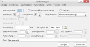 Abbildung 3: Beim Anlegen von Konten und Eingeben von Buchungen greift Ihnen bei Bedarf ein Assistent unter die Arme.