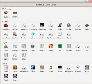 Abbildung 3: Im Game-Center finden Sie eine ganze Reihe kleinerer Spiele und Emulatoren, auch f&uuml;r den ehemals weit verbreiteten ZX&nbsp;Spectrum von Sinclair. 
