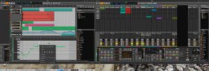 Abbildung 1: Bitwig Studio&nbsp;2 Arranger und Mixer mit vielen n&uuml;tzlichen neuen Details: grafische Fades, konfigurierbare Men&uuml;s, besseres Zoom f&uuml;r Tonspuren, flexible Modulatoren f&uuml;r Parameter und vieles mehr. 