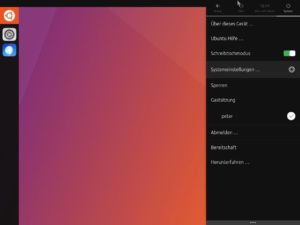 Abbildung 3: Der noch unfertige Unity-8-Desktop fällt recht leistungsfähig aus, doch viele Programme kommen nicht mit ihm zurecht.