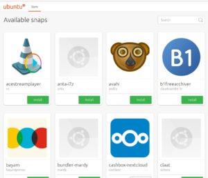 Abbildung 4: Snaps aus dem Ubuntu Store gelten in der Regel als nicht vertrauensw&uuml;rdig und laufen daher in einer Sandbox. 