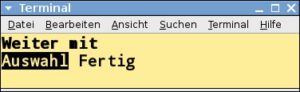 Abbildung 10: Nach dem Betrachten eines PDF-Dokuments bietet das Skript die M&ouml;glichkeit, eine weitere Datei anzuzeigen oder eine neue Suche zu starten. 