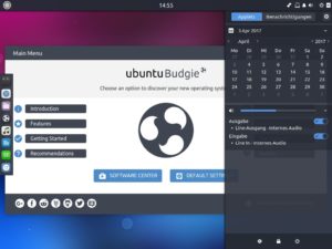 Abbildung 10: Mit seinen großzügigen, halbtransparenten Flächen nimmt der Budgie-Desktop moderne Gestaltungsprinzipien auf.