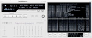 Abbildung 1: Mit Original-Winamp-Skins ahmt Audacious das Äußere des vor langer Zeit einmal populären Windows-Programms nach.
