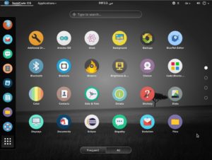 Abbildung 1: Dash-to-Dock macht Gnome etwas flexibler, da Sie nun die M&ouml;glichkeit haben, das Element frei zu platzieren. 