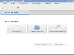 Abbildung 1: Nach dem Programmstart bietet die Software drei Schaltfl&auml;chen, mit denen Sie direkt in die &uuml;blichen Aufgaben starten. 