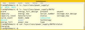 Abbildung 1: &Uuml;ber das Pseudo-Dateisystem Sysfs erfahren Sie, welche Stromzuf&uuml;hrung eine Hardware hat und ermitteln bei Bedarf detaillierte Informationen zu den einzelnen Komponenten. 