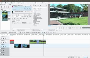 Abbildung 6: Kdenlive, einer der Veteranen des Videoschnitts unter Linux, zählt mittlerweile zu den KDE Applications.