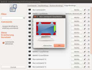 Abbildung 2: &Uuml;ber den CompizConfig Einstellungs-Manager weisen Sie den aktiven Ecken des Unity-Desktops eigene Aktionen und Kommandos zu. 