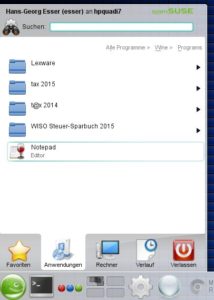Abbildung 4: Windows-Programme, deren Installer Sie mit Wine ausgeführt haben, erhalten meist einen Eintrag im Startmenü.