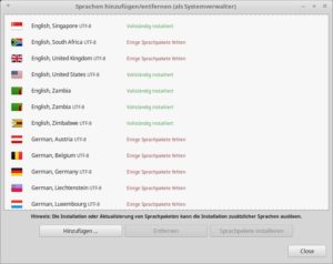 Abbildung 4: In den Systemeinstellungen erfahren Sie auch, falls Sprachpakete auf Ihrem Linux-Mint-Rechner nur unvollst&auml;ndig installiert sind. 