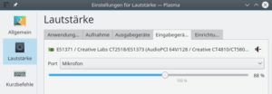 Abbildung 3: Skype nutzt unter Linux die systemweiten Audioeinstellungen. Eine eigene Video- und Soundkonfiguration wie bei den Windows- und macOS-Versionen gibt es nicht.