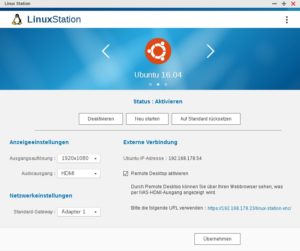 Abbildung 1: Qnaps Linux Station mit Ubuntu&nbsp;16.04&nbsp;LTS. 