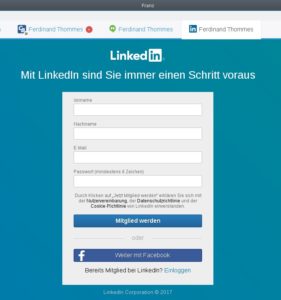 Abbildung 2: Das Anmelden neuer Dienste l&ouml;sen alle drei Kandidaten gleich einfach. 