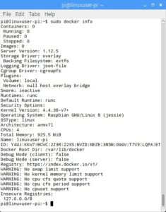 Abbildung 2: Docker meldet sich nach der Installation betriebsbereit. 