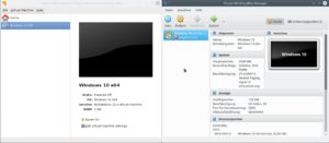 Abbildung 2: In Bezug auf die Funktion zeigen sich die Hauptfenster des Vmware Players (links) und von Virtualbox (rechts) sehr &auml;hnlich. Die linke Fensterseite enth&auml;lt die Liste der Gastsysteme, die rechte jeweils deren Konfiguration. 