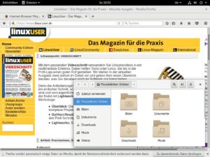Abbildung 3: Firefox und Thunderbird kehren als Originale mit Debian 9 zurück.