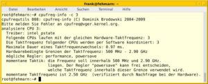 Abbildung 5: Informationen zu CPU Nummer 3.