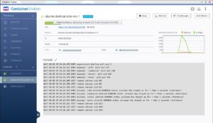 Abbildung 9: Per VNC reichen Sie die Oberfl&auml;che aus dem Ubuntu-Container durch. Ein Klick auf die URL gen&uuml;gt zum Start. 