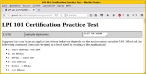 Abbildung 1: St&ouml;bern Sie nach Unterlagen zu LPI-Pr&uuml;fungen im Netz, finden Sie recht einfach Material, etwa Testfragen f&uuml;r das LPI 101. 