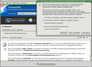 Abbildung 2: DisplayCAL startet mit einigen Dialogen, die Ihnen wichtige Informationen zum Handhaben der Software liefern.